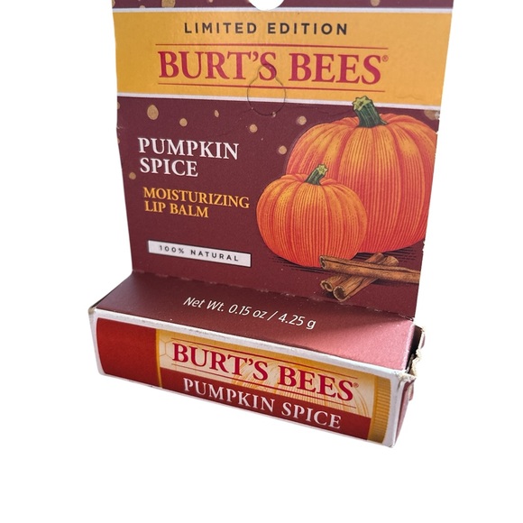 Burt's Bees Limited Edition Pumpkin Spice Lip Balm - Picture 2 of 3